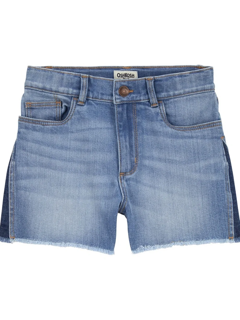 OshKosh B'gosh Kid Girls Midi Shorts Blue 7 NWT IN PACKAGE